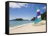 Beach, Pulau Datai, Pulau Langkawi, Langkawi Island, Malaysia-Gavin Hellier-Framed Stretched Canvas