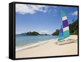 Beach, Pulau Datai, Pulau Langkawi, Langkawi Island, Malaysia-Gavin Hellier-Framed Stretched Canvas