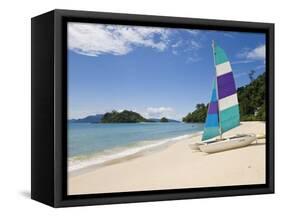 Beach, Pulau Datai, Pulau Langkawi, Langkawi Island, Malaysia-Gavin Hellier-Framed Stretched Canvas