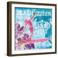 Beach Queen-Joan Coleman-Framed Art Print