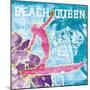 Beach Queen-Joan Coleman-Mounted Art Print