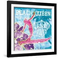 Beach Queen-Joan Coleman-Framed Art Print