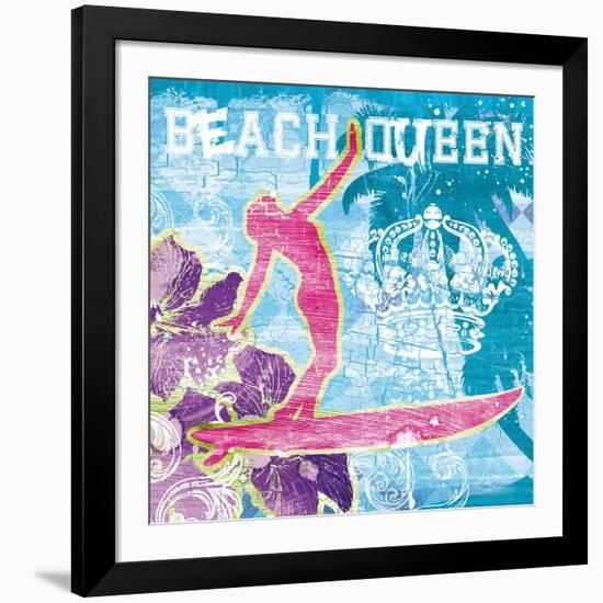 Beach Queen-Joan Coleman-Framed Art Print