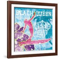 Beach Queen-Joan Coleman-Framed Art Print