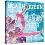 Beach Queen-Joan Coleman-Stretched Canvas