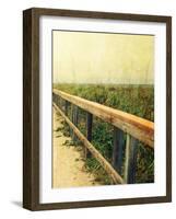 Beach Rails II-Lisa Hill Saghini-Framed Art Print