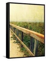 Beach Rails II-Lisa Hill Saghini-Framed Stretched Canvas