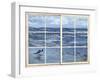 Beach Reflections -Through The Window-Sher Sester-Framed Giclee Print