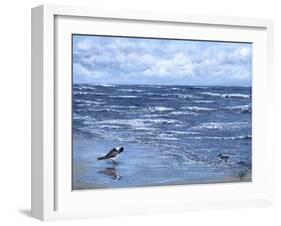 Beach Reflections-Sher Sester-Framed Giclee Print