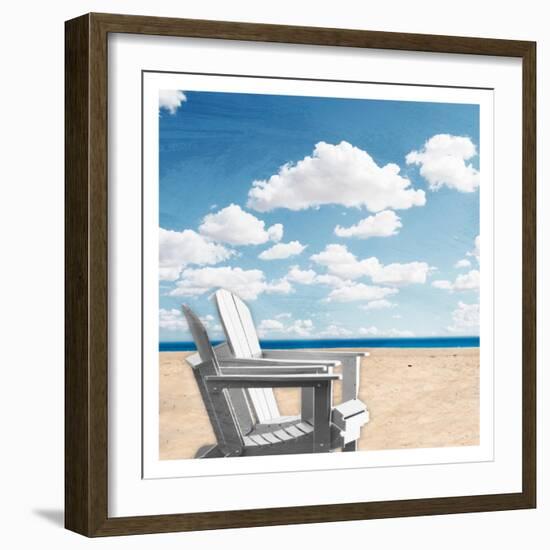 Beach Relaxing-Marcus Prime-Framed Art Print