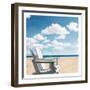 Beach Relaxing-Marcus Prime-Framed Art Print