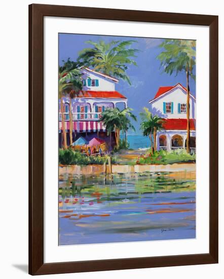 Beach Resort II-Jane Slivka-Framed Art Print