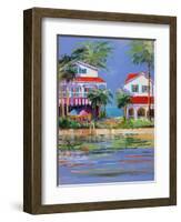 Beach Resort II-Jane Slivka-Framed Art Print