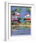 Beach Resort II-Jane Slivka-Framed Art Print