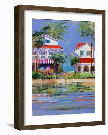 Beach Resort II-Jane Slivka-Framed Art Print