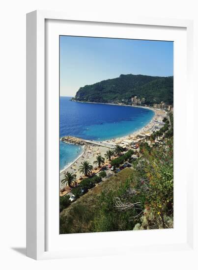 Beach Resort in Liguria, Italy-Sheila Terry-Framed Photographic Print