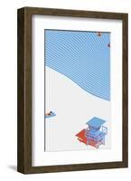 Beach Retreat-Fred Peault-Framed Giclee Print