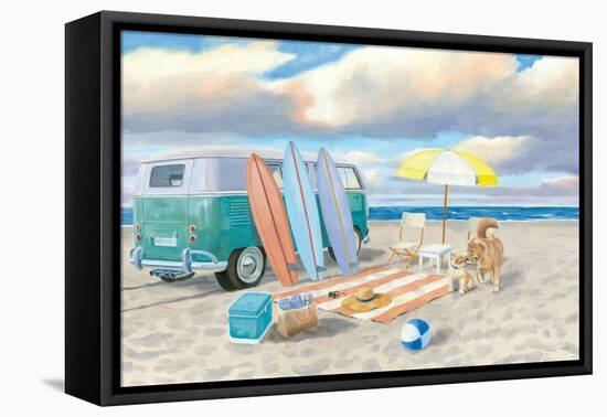 Beach Ride II-James Wiens-Framed Stretched Canvas