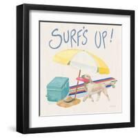 Beach Ride Surfs Up XIV-James Wiens-Framed Art Print