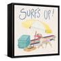 Beach Ride Surfs Up XIV-James Wiens-Framed Stretched Canvas