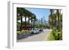 Beach Road and City Skyline, Singapore, Southeast Asia-Frank Fell-Framed Photographic Print