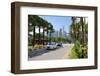Beach Road and City Skyline, Singapore, Southeast Asia-Frank Fell-Framed Photographic Print