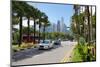 Beach Road and City Skyline, Singapore, Southeast Asia-Frank Fell-Mounted Photographic Print