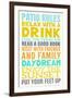 Beach Rules II-SD Graphics Studio-Framed Art Print