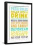 Beach Rules II-SD Graphics Studio-Framed Art Print