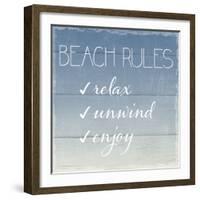 Beach Rules-Sparx Studio-Framed Art Print