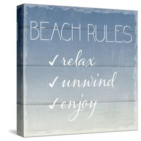 Beach Rules-Sparx Studio-Stretched Canvas