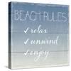 Beach Rules-Sparx Studio-Stretched Canvas