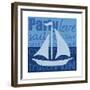 Beach Sail-Lauren Gibbons-Framed Premium Giclee Print