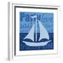 Beach Sail-Lauren Gibbons-Framed Premium Giclee Print