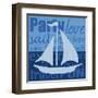 Beach Sail-Lauren Gibbons-Framed Art Print