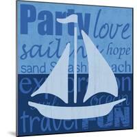 Beach Sail-Lauren Gibbons-Mounted Art Print