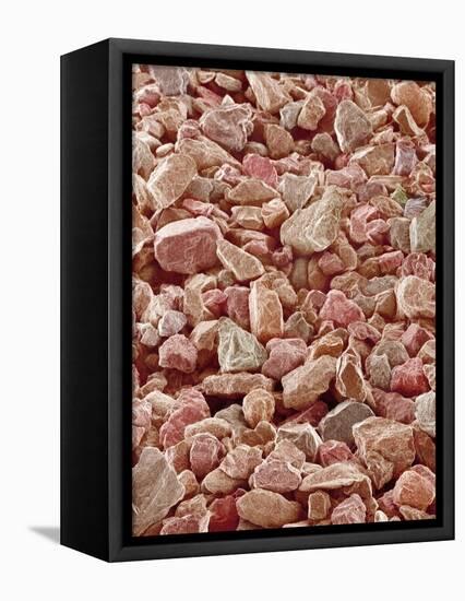 Beach Sand-Micro Discovery-Framed Stretched Canvas