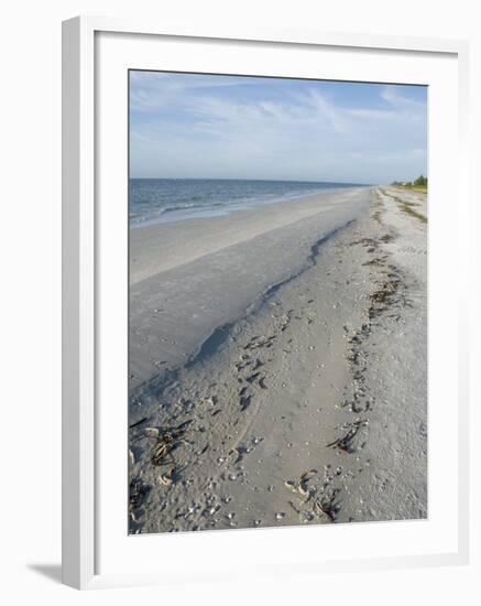 Beach, Sanibel Island, Gulf Coast, Florida, United States of America, North America-Robert Harding-Framed Photographic Print