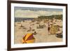 Beach, Sarasota, Florida-null-Framed Art Print