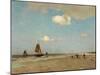Beach scene. 1887-Jan Hendrik Weissenbruch-Mounted Giclee Print