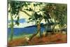 Beach Scene 2-Paul Gauguin-Mounted Art Print