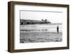 Beach Scene Along Texas Coast, Ca. 1905-null-Framed Photographic Print