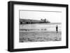 Beach Scene Along Texas Coast, Ca. 1905-null-Framed Photographic Print