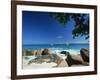 Beach Scene, Anse Lazio, Praslin, Seychelles, Indian Ocean, Africa-Lee Frost-Framed Photographic Print