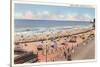 Beach Scene, Atlantic City, New Jersey-null-Stretched Canvas