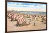 Beach Scene, Atlantic City, New Jersey-null-Framed Art Print