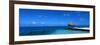 Beach Scene Bora Bora Island Polynesia-null-Framed Photographic Print