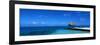 Beach Scene Bora Bora Island Polynesia-null-Framed Photographic Print