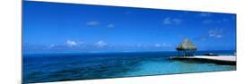 Beach Scene Bora Bora Island Polynesia-null-Mounted Photographic Print