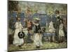 Beach Scene, Boston-Maurice Brazil Prendergast-Mounted Giclee Print